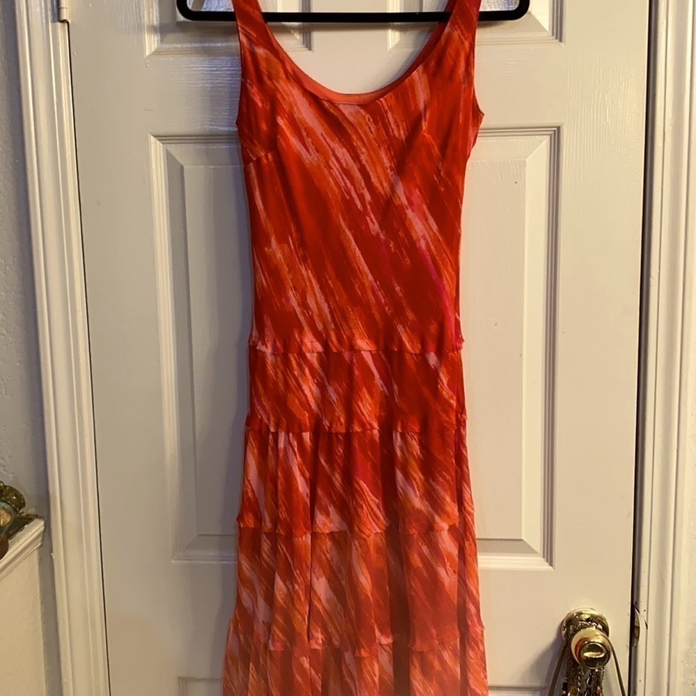 Jones New York Dress Red and White Size 4 - Picture 1 of 5